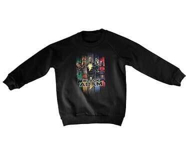 Black Adam Characters Kids Sweatshirt (Jr)