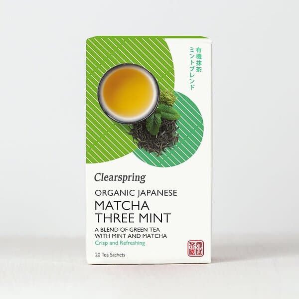 Clearspring Organic Japanese Matcha Three Mint 20 påsar