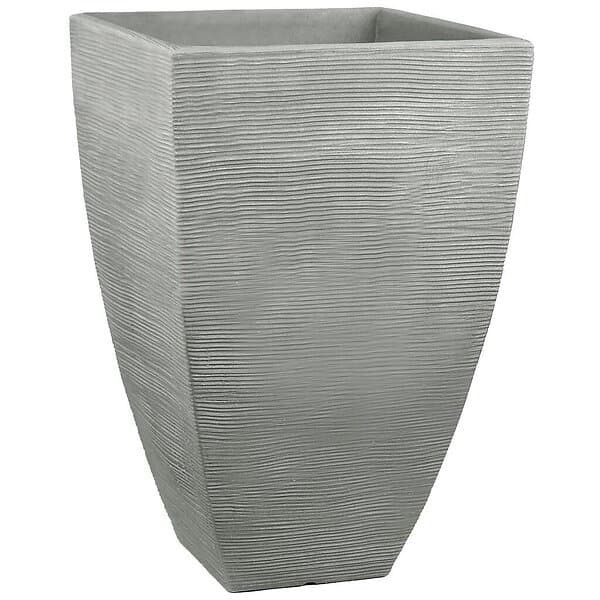 Patio Fyrkantig kruka 60 cm grå