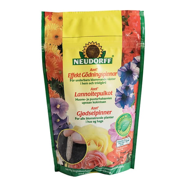 Neudorff Näringspinnar, Azet Effekt blommande växter 40-pack KRAV