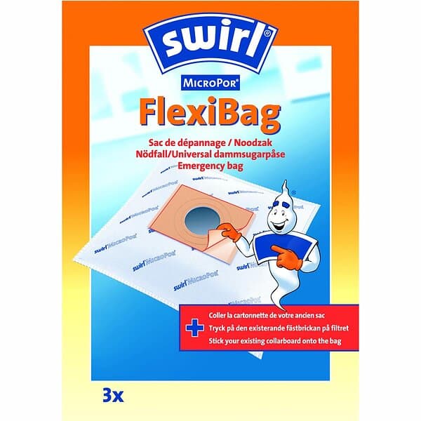 Swirl : Dammsugarpåsar SOS Flexibag 3st X 3st DFP