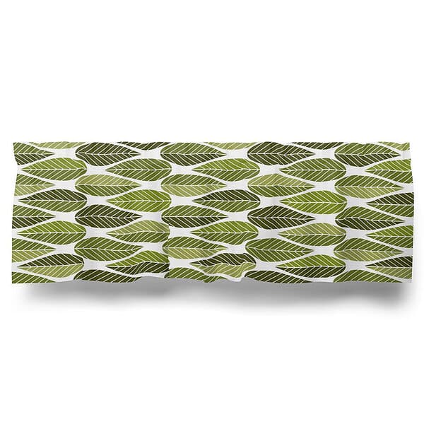 Arvidssons Textil Blader Gardinkappa Grön Metervara