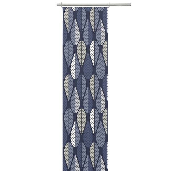 Arvidssons Textil Blader Panelgardin Blå