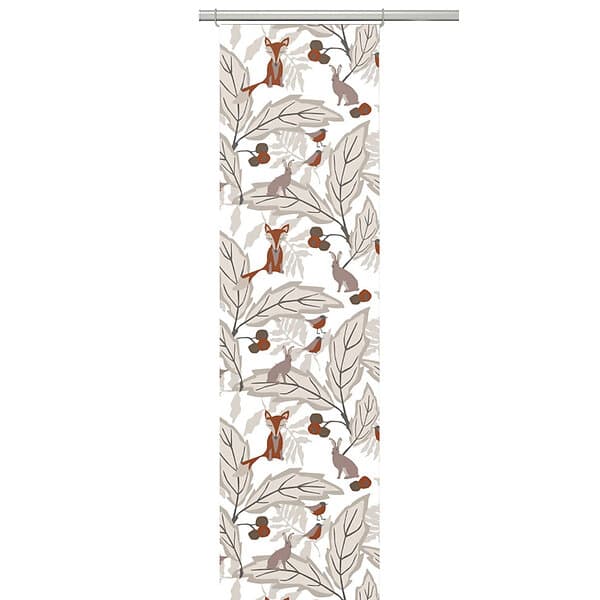 Arvidssons Textil Skogens Vänner Panelgardin Beige