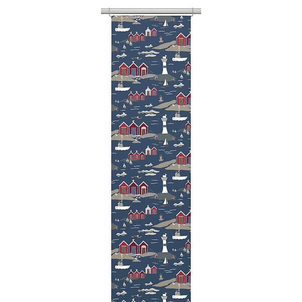 Arvidssons Textil Kust Panelgardin Blå