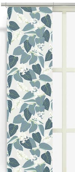 Arvidssons Textil Vid Fikabordet Panelgardin Blå