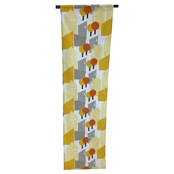 Arvidssons Textil Småstad Panelgardin Gul