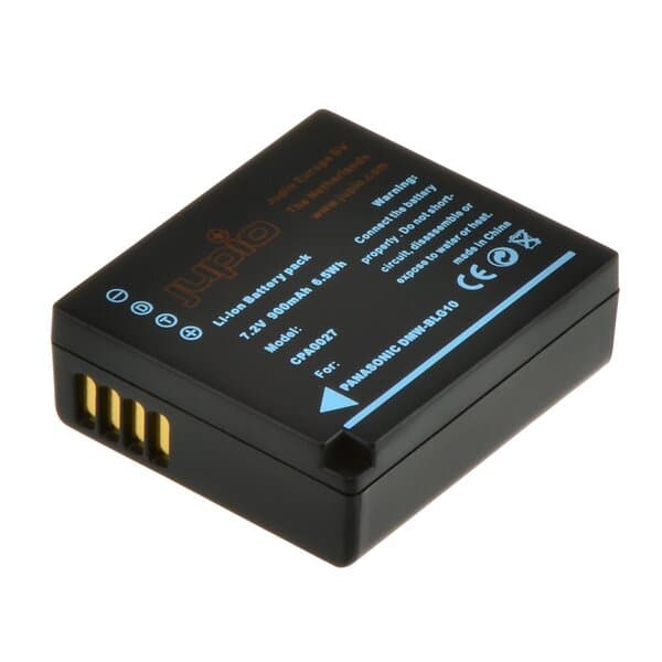 Jupio kamerabatteri 900mAh för Panasonic Lumix DMW-BLG10 / BP-DC15E 1 st Batteri
