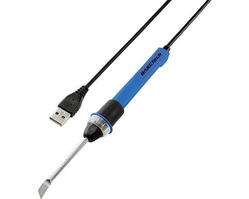 BaseTech LWK-172 Lödkolvset 5 V/DC 8 W Mejselformad 400 °C (max)