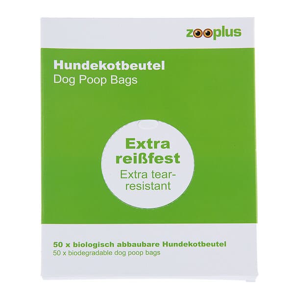 Zooplus Bio hundbajspåsar med handtag - 50 påsar