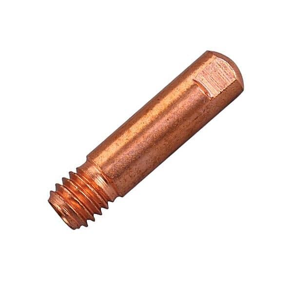 Abicor Binzel Kontaktmunstycke CuCrZr M6x25 T=0,8mm 10-pack