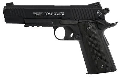 CyberGun Colt 1911 Rail NBB Svart CO2 6mm