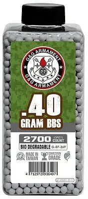 G&G Armament BBs Bio 0,40g 2700st Grå