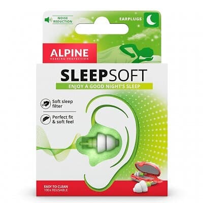 Alpine Sleepsoft Öronproppar för sömn