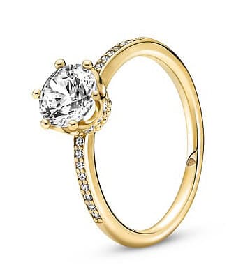Pandora Sparkling Crown Solitaire ring 168289C01-54