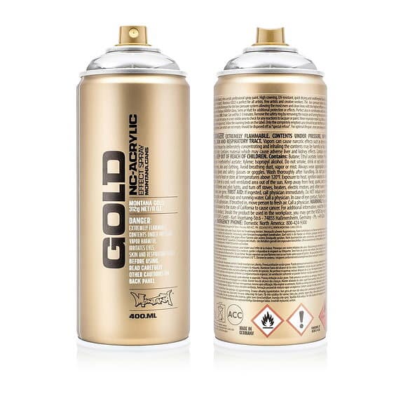 Montana Gold sprayfärg 400ml M1000 Silverchrome