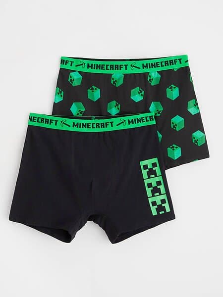 Lindex 2-pack boxershorts med Minecraft