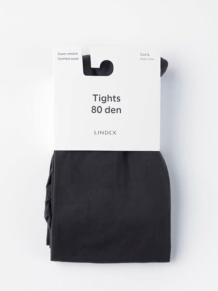 Lindex Comfort waist matt strumpbyxor 80 denier