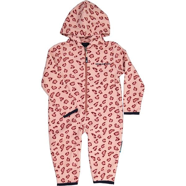 Geggamoja Fleeceoverall Pink Leo 62/68