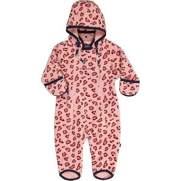 Geggamoja Vindfleece overall Pink Leo 74/80