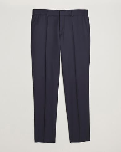 Boss Genius Slim Fit Wool Trousers (Herr)