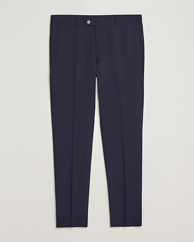 Oscar Jacobson Denz Structured Wool Trousers (Herr)