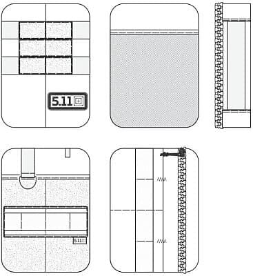 5.11 Tactical Rush Egor Pouch Lima