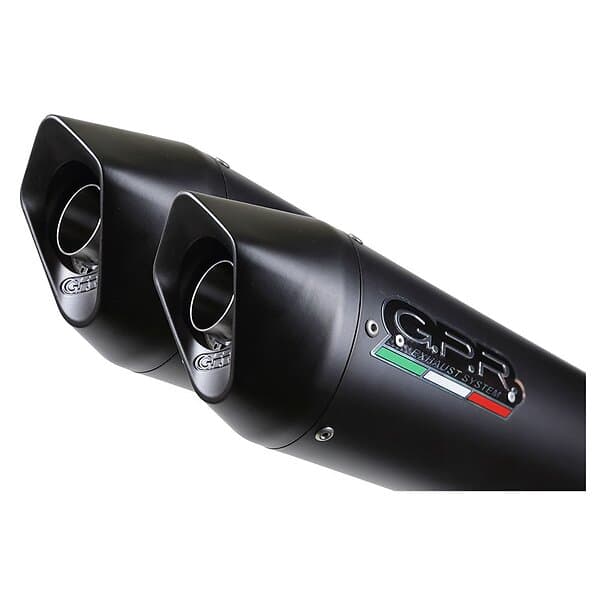 GPR Exhaust Systems Furore Dual Slip On Xt 660 X/r 04-14 Cat Homologated Muffler Svart