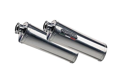 GPR Exhaust Systems Trioval Dual Slip On Cb 1100 Sf X-eleven 97-06 Homologated Muffler Silver