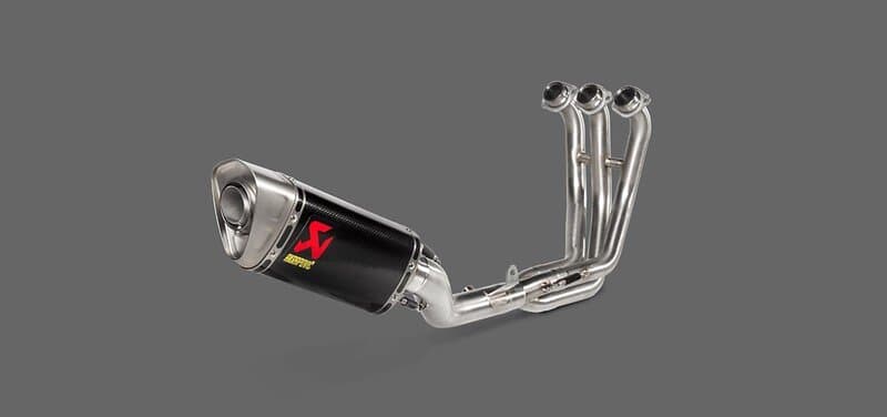 Akrapovic Racing Line Carbon Mt-09/fz-09 21 Not Homologated Ref:s-y9r12-apc Full Line System Svart,Silver