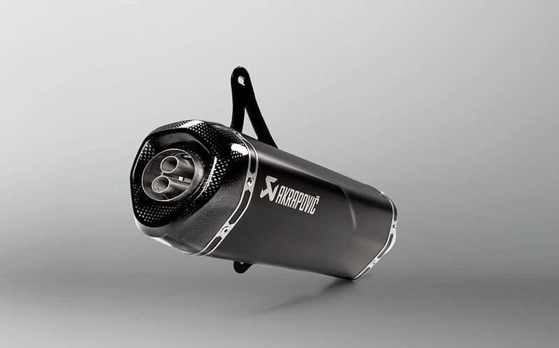 Akrapovic Slip On Line Stainless Steel Gts 300/sei Giorni/hpe 16 Ref:s-ve3so9-hrssbl Muffler Svart