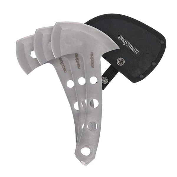 Cold Steel Throwing Axes 5" Blade, 3 Pack With Sheath CS-TH-50AX3PK