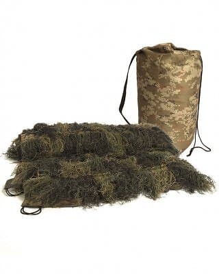 Mil-Tec Ghillie Mantel Anti Fire 140x100cm Woodland