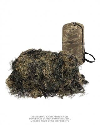 Mil-Tec Ghillie Cover 'Anti Fire' 300x200cm Woodland