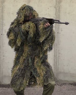 Mil-Tec Ghillie Parka 'Anti Fire' Woodland