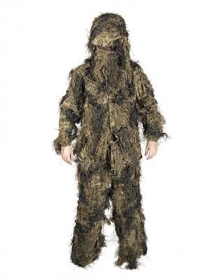 Mil-Tec Ghillie Suit Anti Fire Kit Woodland