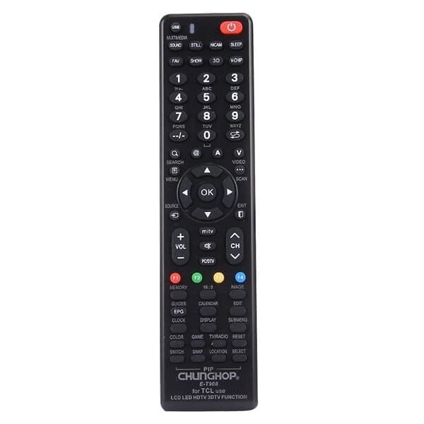 TCL Universal fjärrkontroll för LED TV/LCD TV/HDTV/3DTV