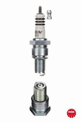 NGK Br9eix Spark Plug Silver