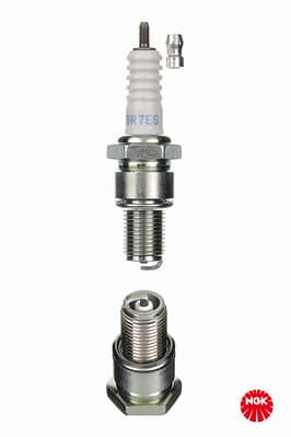 NGK Br7es Spark Plug Silver