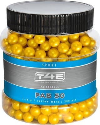 Umarex T4E Paintballs Gula .50 1,26g 500st