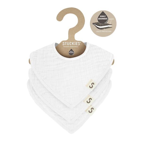 Stuckies Waterproof Bibs White