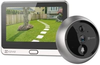 EZVIZ Colour Screen Video Doorbell Camera Wireless, 4.3