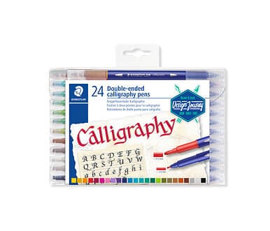 Staedtler Dubbelsidiga Kalligrafipennor Design Journey 24 pennor