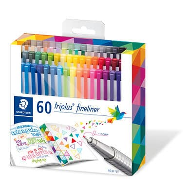 Staedtler Fineliners Triplus 60 pennor