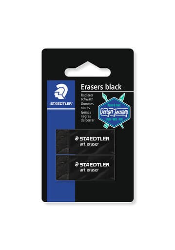 Staedtler Suddgummi Rasoplast Svart 2-pack