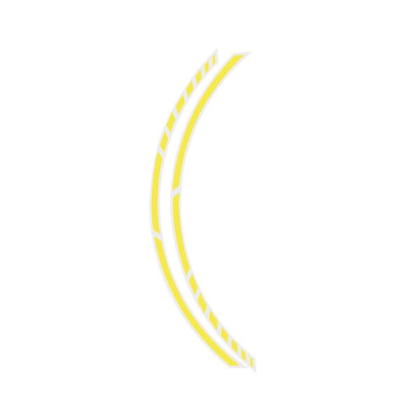 Foliatec 7 Mm Rim Stripe Guld