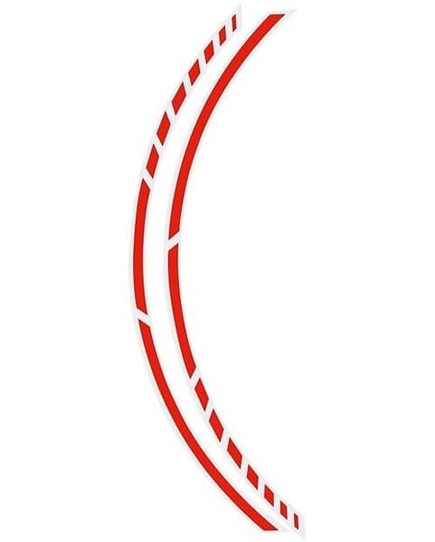Foliatec 7 Mm Rim Stripe Röd