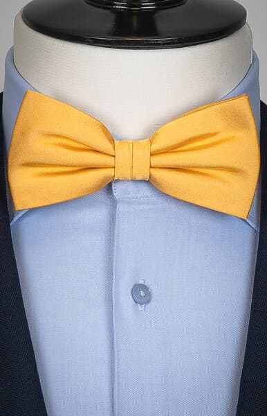 Neckwear Gul sidenfluga färdigknuten