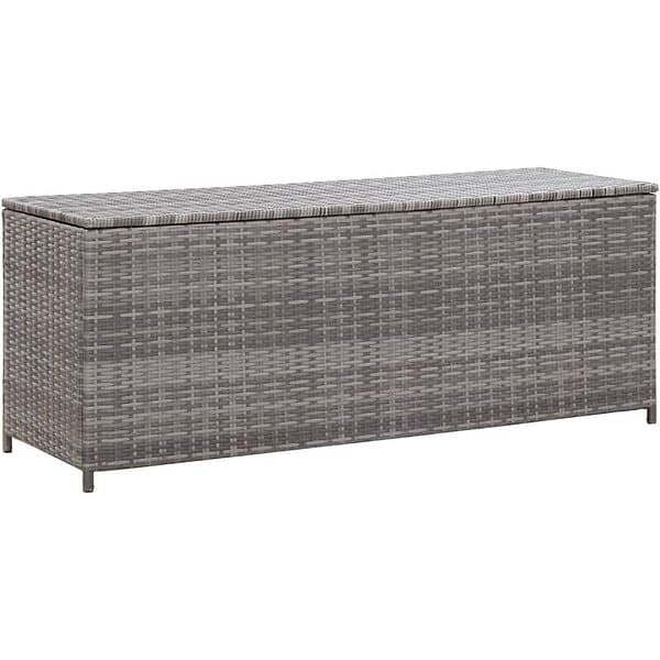 vidaXL Dynbox grå 120x50x60 cm konstrotting 46460