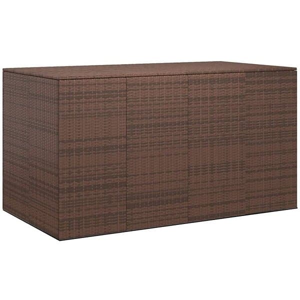 vidaXL Dynbox PE-rotting 194x100x103 cm brun 317233